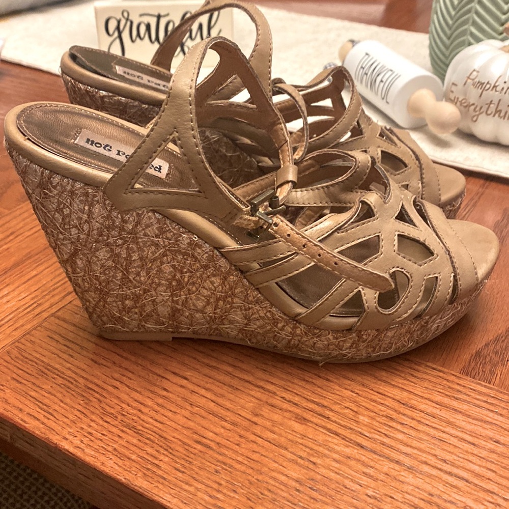 Silver and Gold Sandal